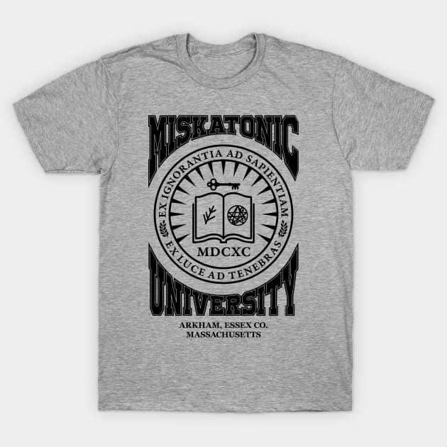 Miskatonic University T-Shirt by Sean-Chinery